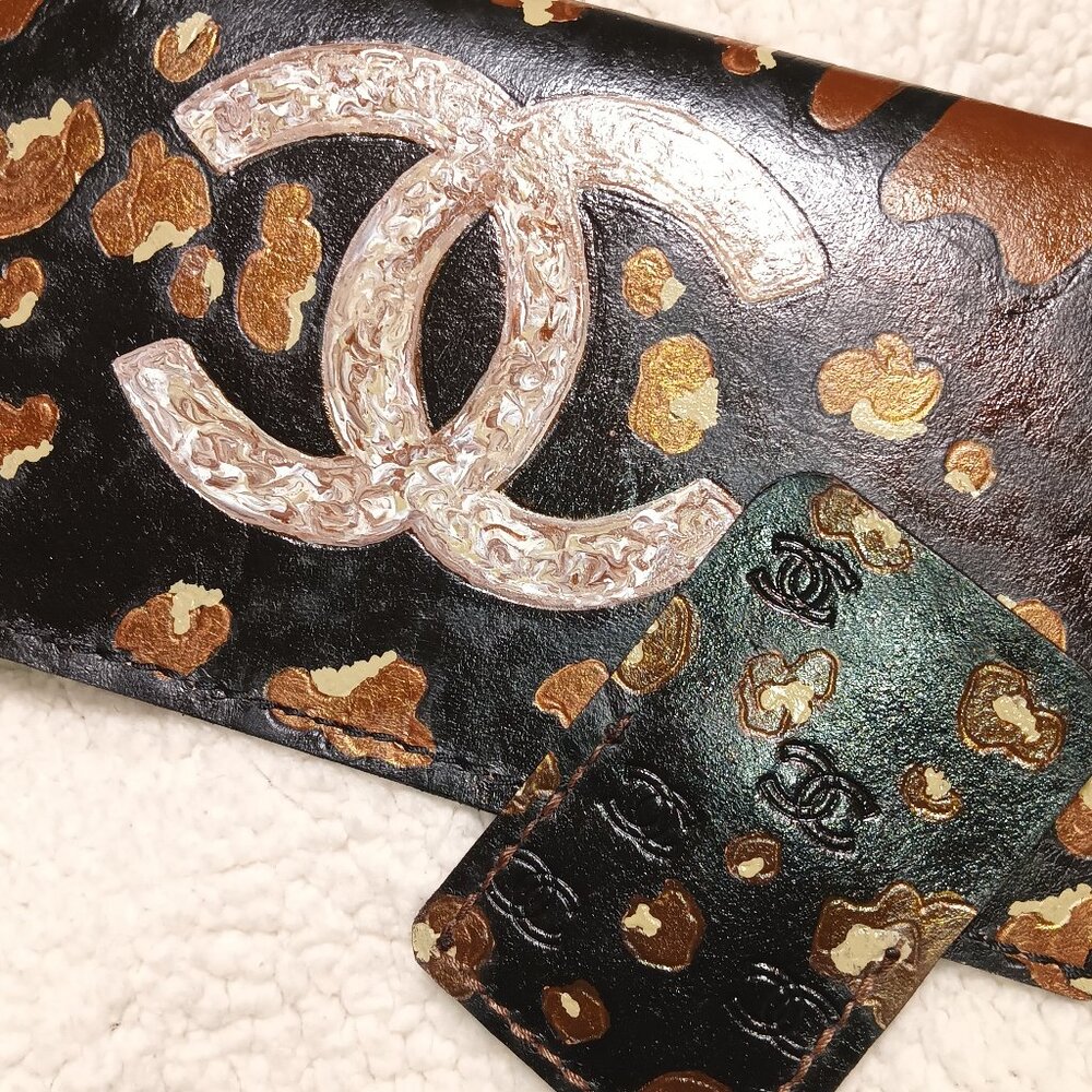 Handmade Designer Inspired Large Envelope Style Clutch with Card holder